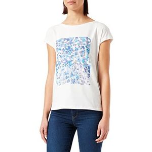 comma T-shirt voor dames, 01d2 Wit, 34