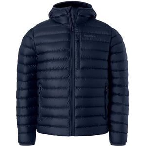 Marmot Highlander Hoody voor heren, lichte donsjas, warme winterjas, waterafstotende gewatteerde jas, winddichte functionele jas, klein pakbare outdoorjas met capuchon (1 stuk)