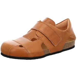 Think Wolfi 3010 Duurzame sandalen voor heren, chroomvrij, gelooid, 39 EU, cognac 3010, 39 EU
