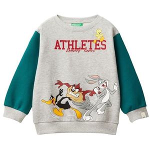 United Colors of Benetton Jongens MAGLIA G/C M/L 3J68G10GX Sweatshirt, grigio, Grigio, L