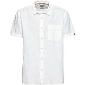 Camel Active - Vrijetijdsoverhemd - Regular Fit - Effen - Katoen en Linnen