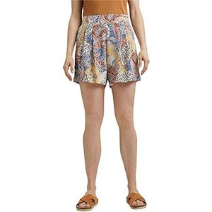 ESPRIT Shorts met paisley-print en Lenzing ™ Ecovero, 293/Licht Beige 4, 40