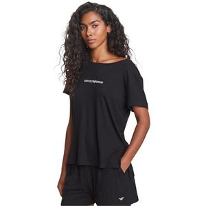 Emporio Armani, Dames, Tops, Zwart, Maat: L Viscose,