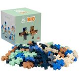 PLUS PLUS - Bouwspel voor kinderen vanaf 1 jaar - Educatief spel met bakstenen - 100 stukjes BIG pastelkleuren - PP3491