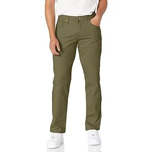 Amazon Essentials Straight-fit 5-pocket Stretch Twill Pant Casual, Olijf, 31W x 30L