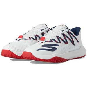 Skechers - Viper Court Rally - Padelschoenen - Wit Blauw Navy
