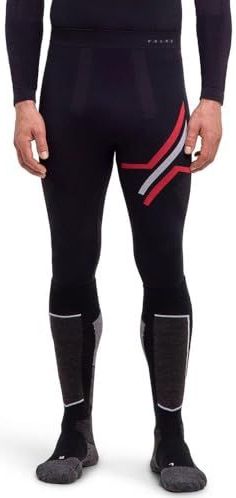 FALKE - Iconic - Heren Broek van Onderlaag - Zwart - 3/4 M - Functioneel Materiaal