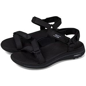 Skechers Women's Arch Fit Spikeless Golf Sandal Sneaker, Taupe, 8