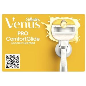 Gillette Venus 10 navulverpakkingen voor dames, Pro ComfortGlide, kokosnootgeur met hydraterende verzorging van Olay, cartridge met 5 mesjes en smeerband, verzorging voor de droge huid, zachte