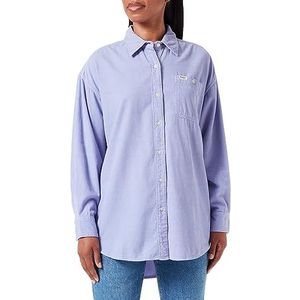 Wrangler Dames Corduroy Shacket Shirt, Sweet Lavender., M