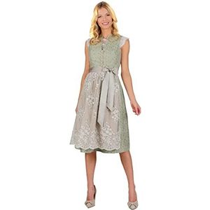 Stockerpoint Dames Dirndl Serafina jurk voor speciale gelegenheden, groen, standaard