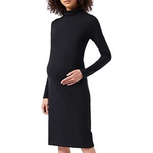 bestseller a/s Dames Mlsia L/S rolnek Jersey Dress A. Noos zwangerschapsjurk, zwart, L