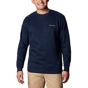 Columbia Heren Wandelshirt Hart Mountain II Crew, Collegiate marine, M