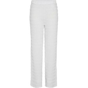 Pieces - Lange Detail - Broek - Wit