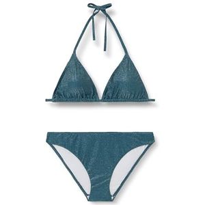 Bikini set Lurex pailletten, Eend groen, 48