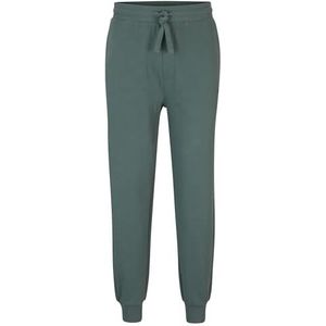 HUGO Dayote232 Joggingbroek voor heren, van katoen-terry met logo-print, Dark Green307, L