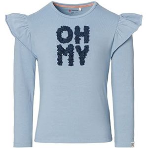 Noppies Konawa T-shirt met lange mouwen voor meisjes, Ashley Blue - P969, 122 cm