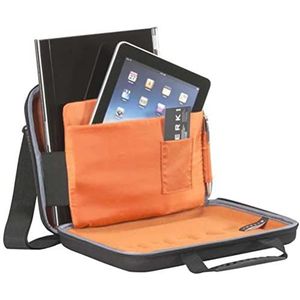 EVERKI EKF850 Eva-tas met harde schaal, met apart tabletvak, geschikt voor laptops, netbooks en MacBook Air tot 12,1 inch, schokabsorberend schuim, verstelbare schouderriem, vilten gevoerd tabletvak