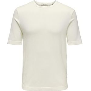 Onswyler Life Reg 14 Ss Knit Noos, cloud dancer, XL