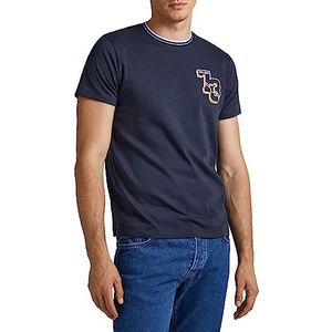 Pepe Jeans Willy Slim Fit vrijetijdshemd met lange mouwen voor heren, Blauw (Dulwich), XXL