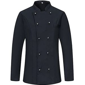 Misemiya - Chefjack heren lange mouwen - Ref.8501, Zwart, S
