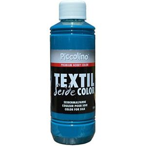 Zijdeverf Turquoise 250ml - Zijdekleur Piccolino Textiel Color - Textielkleur zijde