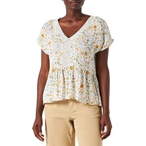 Springfield Blouse Viscosa Bambull Hemd, beige/camel, 34 voor dames