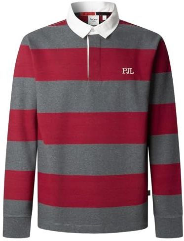 Pepe Jeans Craig poloshirt voor heren, rood (bes rood), L, Rood (bes rood), L