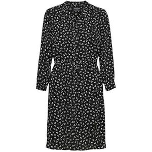 Selected Femme Vrouwelijke Mini-jurk Print, Zwart/Aop: bloem Aop, 38