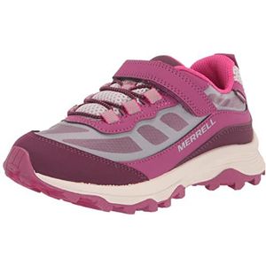 Merrell Moab Speed Low A/C WTRPF Wandelschoen voor kinderen, uniseks, Grey Berry, 37.5 EU