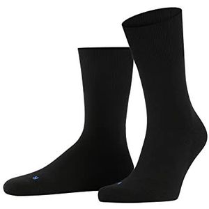 FALKE Uniseks-volwassene Sokken Run U SO Katoen Functioneel Material Eenkleurig 1 Paar, Zwart (Black 3000), 51-52