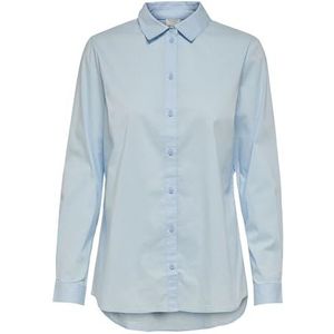 JDY MIO L/S WVN NOOS Shirt, Cashmere Blue, 40