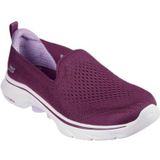 Skechers Dames Go Walk 7 Vina Sneaker, Paars, 39 EU