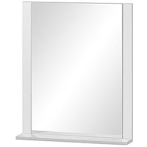 Schildmeyer Spiegel Dex, houtmateriaal, mat wit, 59,6 x 12,3 x 71,1 cm