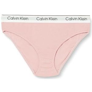 Calvin Klein 2Pk bikini voor meisjes, fluweelroze/fluweelroze, 14-16, Fluweelroze/fluweelroze, 14-16 jaar