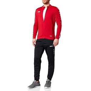 JAKO Heren trainingspak polyester Striker 2.0, chili rood/wit, M, M9119