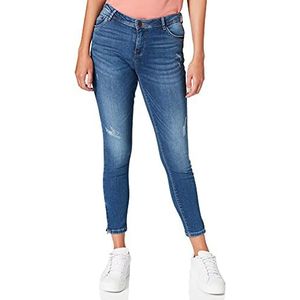 Noisy may NMKIMMY Cropped Skinny Fit Jeans voor dames, blauw (medium blue denim), 28W x 32L