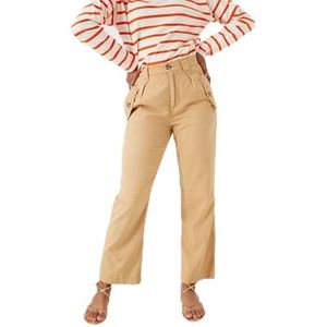 Garcia - Non Denim Broek - Safari Gold - Hoogwaardig Materiaal
