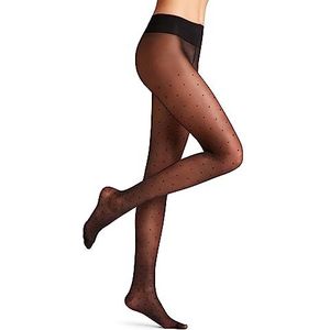 FALKE Dames Panty Dot Vitalize 20 DEN W TI Sheer Met vormgevend effect 1 Stuk, Zwart (Black 3009), S-M