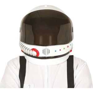 GUIRCA - Extra Astronautenhelm - Verkleedkleding - Zilver - Kunststof