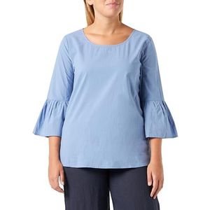 RISA Dames katoenen blouse 25326390, blauw, M, blauw, M