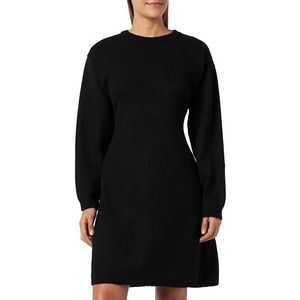 MAMA.LICIOUS Dames Mllight L/S Abk Knit Dress A. Jurk, zwart, M