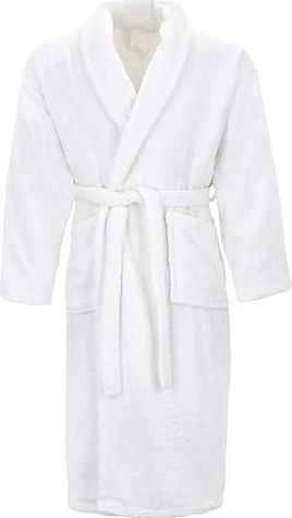 WellHome - WH13797L - Badjas - Wit - 100% Katoen