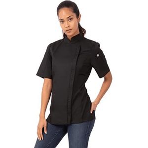 Chef Works Springfield Chef-koksjas voor heren, Zwart, 3XL