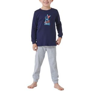 Schiesser jongenspyjamaset, donkerblauw 181864, 92 cm