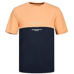 JACK&JONES JUNIOR Jjeryder Blocking Tee Ss Sn Jnr, abrikoos ijs, 176 cm