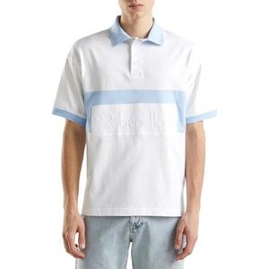 United Colors of Benetton Polosh, Wit, XXL
