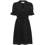 Cream - Jurk 'Libby' - Zwart - Katoen - Kwartmouw - Effen