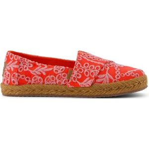 TOMS Alpargata Rope 2.0 Slip-On Espadrille voor meisjes, Rood, 30 EU