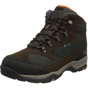 Hi-Tec Heren Storm Wp Wide Walking-schoen, 48.5, Dk Chocolate Dk Taupe Burnt Oranje, 46.5 EU